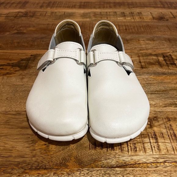 Birkenstock Shoes Birkenstock Alpro White Nurses Leather Shoes